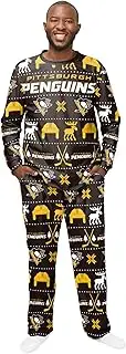 NHL Winter Xmas Pajama Set - Pittsburgh Penguins - S