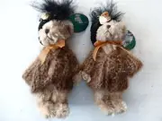 2 Beanington Collection "Izzy" Bears With Hats & Sweaters New With Tags