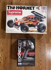 Supreme Tamiya Hornet RC Car Flames 2018 Brand New