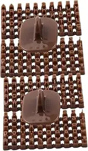 ADOCARN 2 Sets Letter Stencil Embossing Tool Letter Mold for Clay Custom Pottery Stamps for Clay Embrosser Fondant Greenery Decor Removable Clay Stamps Number Hand Model Plastic