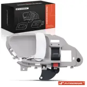 Chrome & Light Gray Interior Door Handle Front or Rear Left for Chevrolet GMC