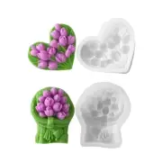 Silicone Holder Mould for Tulips Craft Home Decoration