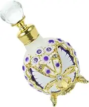 DECORNIJIA Vintage Refillable Perfume Bottle Elegant Container for Essential Oils and Fragrances for Travel and Gifting Special Occasions