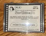 1982 Treat Hobby Walt Disney Trading Card Set Snow White & Seven Drawfs Set 5