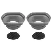 Recoil SPB68 Foldable Silicone 6X8” Car Speaker Baffle Kits with Egg Crate Foam
