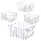 Freezer Wire Baskets, Kitchen Storage Organizer Bins for Chest and Upright Freez