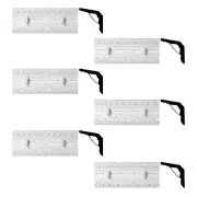 Renovator's Supply Cornice White Urethane Lindsey Ornate Design 6 Pieces Totali