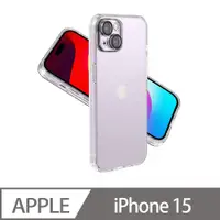 在飛比找PChome24h購物優惠-Apple iPhone 15 一體成形鏡頭膜手機殼