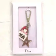 Christian Dior Novelty Charm Key chain strap Star Lip Lucky Charm New Japan