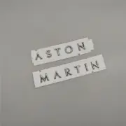 Aston Martin DBX & DBS Superleggera Script Rear ​Emblem Badge Chrome New (for: Aston Martin)