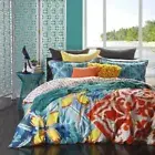 Logan & Mason Piper Jade Single Size Quilt Doona Cover Set Tropical Colours NEW