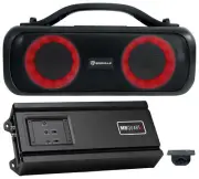 MB QUART RA1-750.1 750w Mono Amplifier 1-Ohm Car Audio Amp+Bluetooth Speaker
