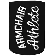 Alcohol Stubby Holder - Armchair Athlete - Funny Novelty Birthday Gift Joke Beer Can Bottle