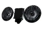 PowerBand Audio Saddlebag Speakers Bass Boost and UnderGlow, 6-1/2 in. 2890576