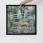 Claude Monet "Water Lilies and Japanese Bridge" Framed Print for Spring Summer