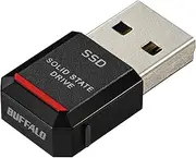 [Amazon.co.jp Limited] Buffalo SSD External 1 TB Ultra Compact Portable PS5 / PS4 Compatible (Manufacturer's Operation Confirmed), USB3.2 Gen2, Reading Speed, 600MB/s Black, Eco Packaging,