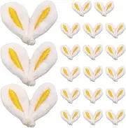 HOODANCOS Easter Diy Bunny Ears 20pcs Craft Charms Jewelry Making Scrapbooking Decor