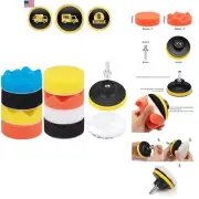 Buffing Pads Kit 11PCS Car Polishing Foam Wool Buffing Pads for Auto Detailing