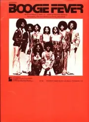 THE SYLVERS BOOGIE FEVER SHEET MUSIC-PIANO/VOCAL/GUITAR/CHORDS-RARE-1976-NEW!!