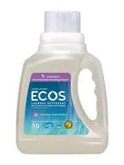 Earth Friendly Products Ecos Liquid Laundry Detergent, Lavender, 50 Ounce