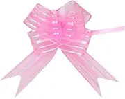 NOLITOY Pcs Wedding Bow Pull Flower Hand-Painted Large Gauze Flower Set for Celebration Decorations