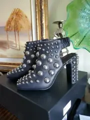 Alexander Wang ELLERY Bootie Shoe Leather Sandal Studded $1125 IT36 US 6 NIB