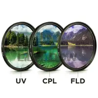 在飛比找蝦皮購物優惠-【📸三合一濾鏡套裝】 UV保護鏡 CPL偏振鏡 FLD熒光鏡