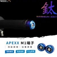 在飛比找momo購物網優惠-【頑家車業】APEXX M1 鍍鈦平衡端子(白鐵鍍鈦 握把加