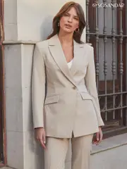 Sosandar Natural Waist Cinching Blazer (B29661) | $196