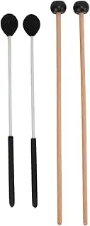 Marimba Mallet Set Medium Hard Yarn Head Rubber Mallets Percussion Bell Accessories for Playing Xylophone and Wooden Blocks