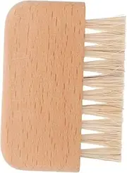 VINTORKY Nail Brush with Wooden Handle Portable Nail Dust Brush for Cleaning Fingernails Toes Soft Bristle Manicure Brush for Home Salon Use Compact Lightweight Design