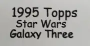 1995 Topps Star Wars Galaxy Three LucasArts Foil L11 Rebel Assault