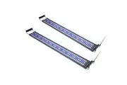 27W Set 2 Aquarium Blue White LED Light for Tank 95-115cm
