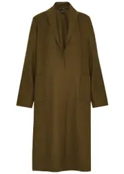 Eileen Fisher Wool Jacket - Brown - M (UK 14-16 / L) M (UK 14-16 / L)