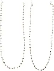 [LIFKOME] Heart-shaped Sunglasses Cord Beaded Glasses Chain Alloy Chain for Sunglasses