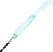 minkissy Portable 2-in-1 Eyebrow Shaping Brush Mascara Wand Reusable Lash Separator Grooming Tool