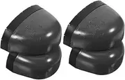 SOESFOUFU 2pairs Labor Safety Shoe Toe Caps for Men Women Protective Toe Covers with Anti-Smash Anti-Puncture Features Boots Shoes Comfortable Plastic Rubber Material