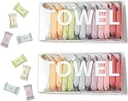 Portable Compressed Towel Sheet, Reusable Towel for Travel, Thickened Super Absorbent Towel, Suitable for Outdoor Travel, Camping, Hiking, Sports, Hotels, Beauty Salons (2pc)