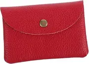 [Healvian] Leather Passport Holder Pouch Simple Design Travel Wallet for Passport Id Credit Business Cards Durable Lightweight Protection for Travel Present Option