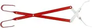 Heavy Duty Grill Tongs Fireplace Tong Grills Cooking Fire Log Tongs Fire Tong Grabber Log Grabber Outdoor Charcoal Tool New Kitchenette Stainless Steel Outdoor Tools Aluminum Red