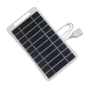Solar Panel Charger Solar Panel with USB Cable for Outdoor Mobile Phones