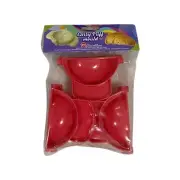 3 Pieces Dough Press Mini Curry Puff Dumpling Plastic Mold Tool -Recipe Included
