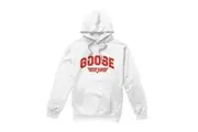 Top Gun Mens Goose Varsity Hoodie (White) - UTTV8982