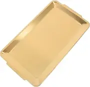 GAROZATION Stainless Steel Grilling Plate High Temperature Resistant Flat Bottom Serving Tray for Appetizers Snacks and Family Gatherings Easy to Clean Oven Tray