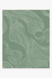 245' x 305' | Machine Washable Runner Rug | Kid & Pet Friendly | Indoor Rug | Sana Laurel Green Outdoor Rug | Ruggable