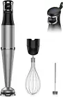 Immersion Blender Handheld 1100Watt 3 in 1 Corded Stick Hand Blender