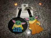DISNEY STAR WARS BABY YODA LUGGAGE TAGS - NWT