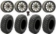Valor V15 Beadlock 15" Wheels Br 33" Crawler XG Tires Ranger 1500 & Xpedition