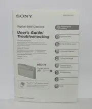 Genuine Original SonyCyber-Shot DSC-T5 Operation Instructions (2-635-482-11)
