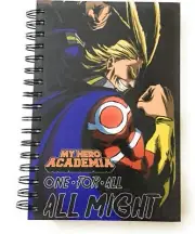 My Hero Academia All Might One For All Anime Hardcover Spiral Notebook